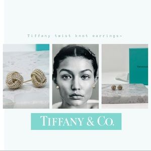 Tiffany and Co. knot earrings